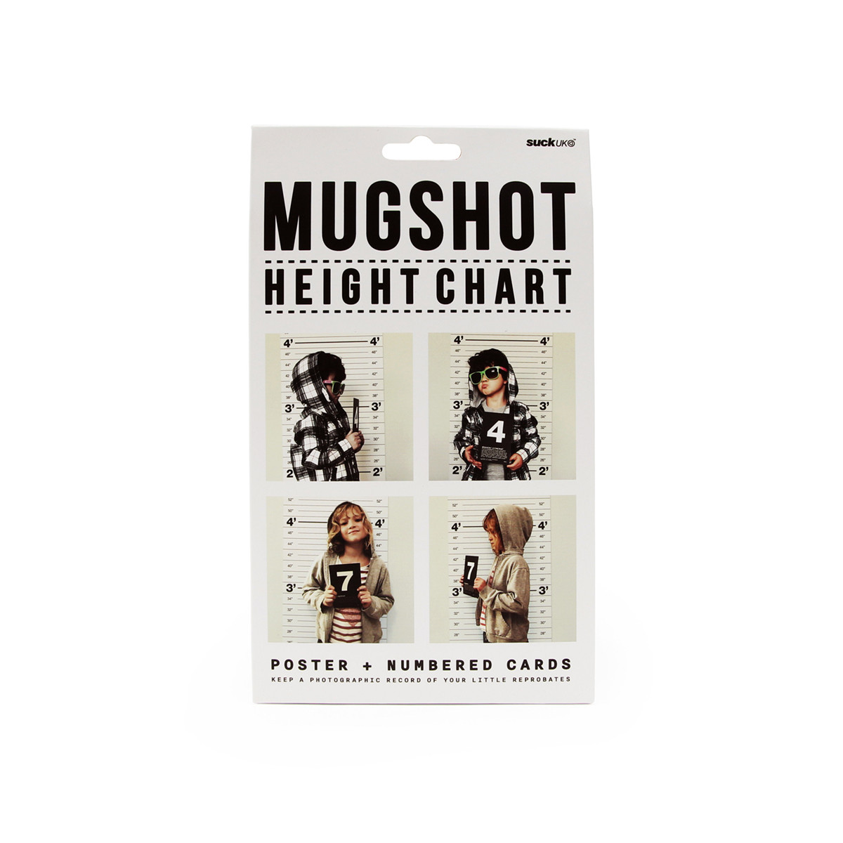 Mugshot Kids Height Chart Line-up Growth Chart